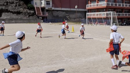 3年 フラッグ鬼ごっこ